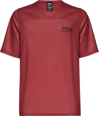 Oakley Factory Pilot Lite MTB SS Jersey - Iron Red - S}, Iron Red