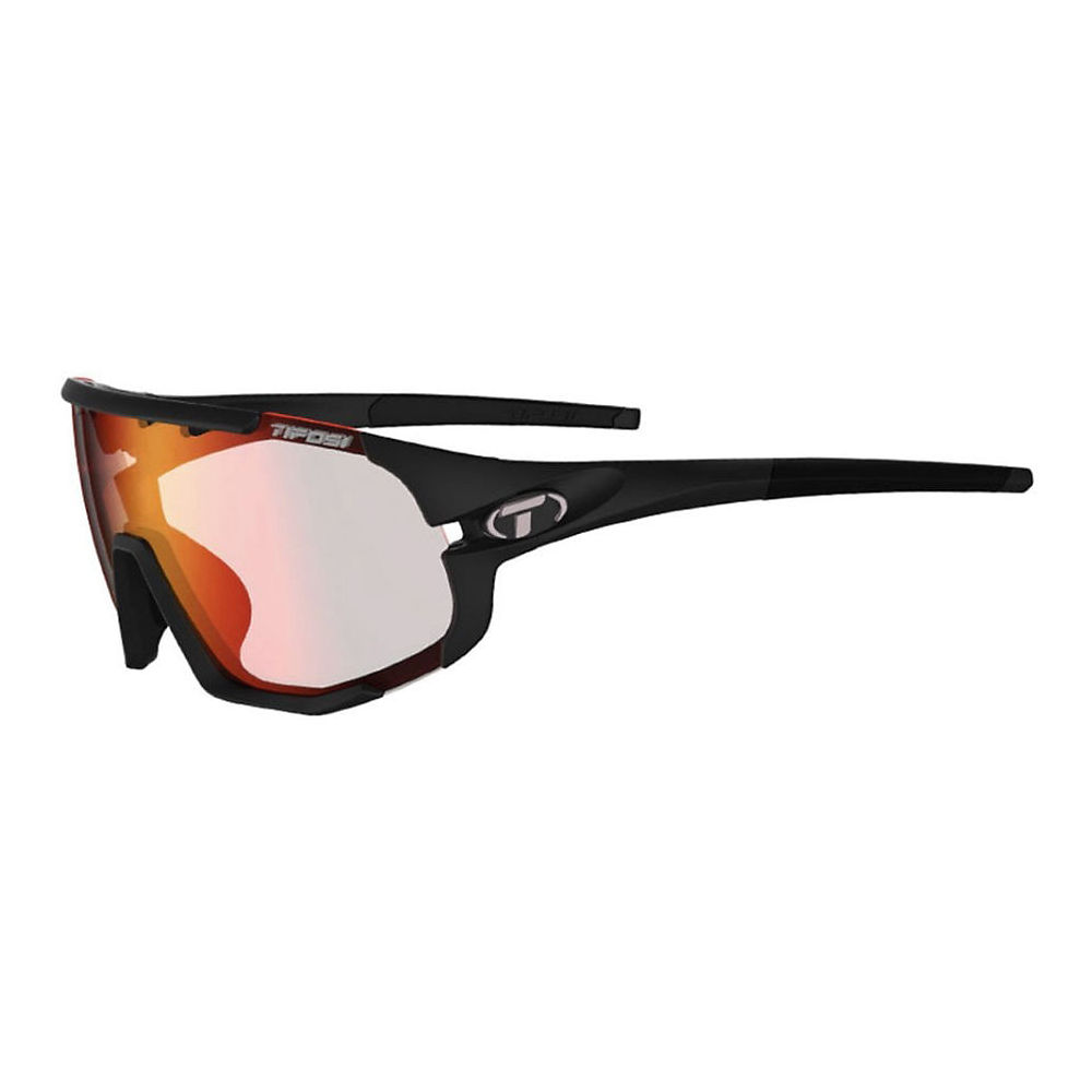 Tifosi Eyewear Sledge Matte black Fototech Sunglasses 2022 - Clarion Red, Clarion Red
