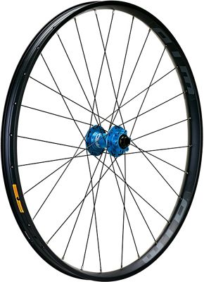 Hope i35 Custom MTB Wheel - Black- Turquoise - Rear, Black- Turquoise