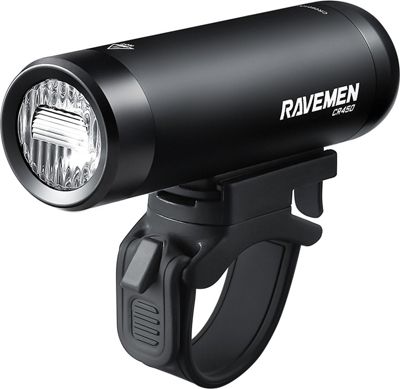 Ravemen CR450 USB Rechargeable Front Light - Black - 450 Lumens}, Black