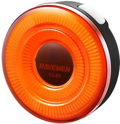 Ravemen CL05 USB Rechargeable Sensor Rear Light - Black - 30 Lumens}, Black