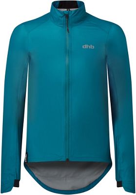 dhb Aeron Womens Tempo 3 Waterproof Jacket - Teal - UK 16}, Teal