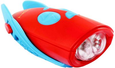Hornit MINI Bike Light and Horn - Blue - Red - Wing Clips OSFA, Blue - Red