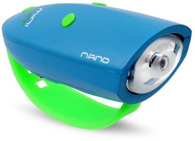 Hornit NANO Bike Light and Horn - Blue - Green - Wing Clip OSFA}, Blue - Green