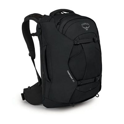 Osprey Farpoint 40 Backpack SS22 - Black - One Size}, Black