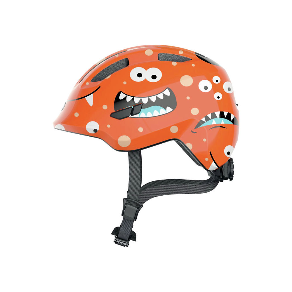 Image of Abus Kid's Smiley 3.0 Cycling Helmet SS22 - Orange Monster - M}, Orange Monster