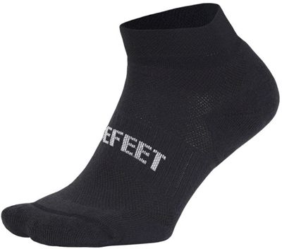 Defeet Cush 1" Socks SS22 - Black-White - M}, Black-White