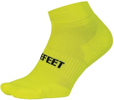 Defeet Cush 1" Socks SS22 - White-Black - L}, White-Black