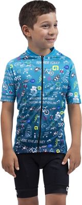 Alé Kids Vibes Jersey SS22 - turchese - 12-13 Years, turchese