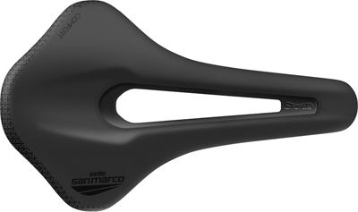 Selle San Marco Shortfit 2.0 Comfort Dynamic Saddle - Black-Black - Narrow (S3)}, Black-Black