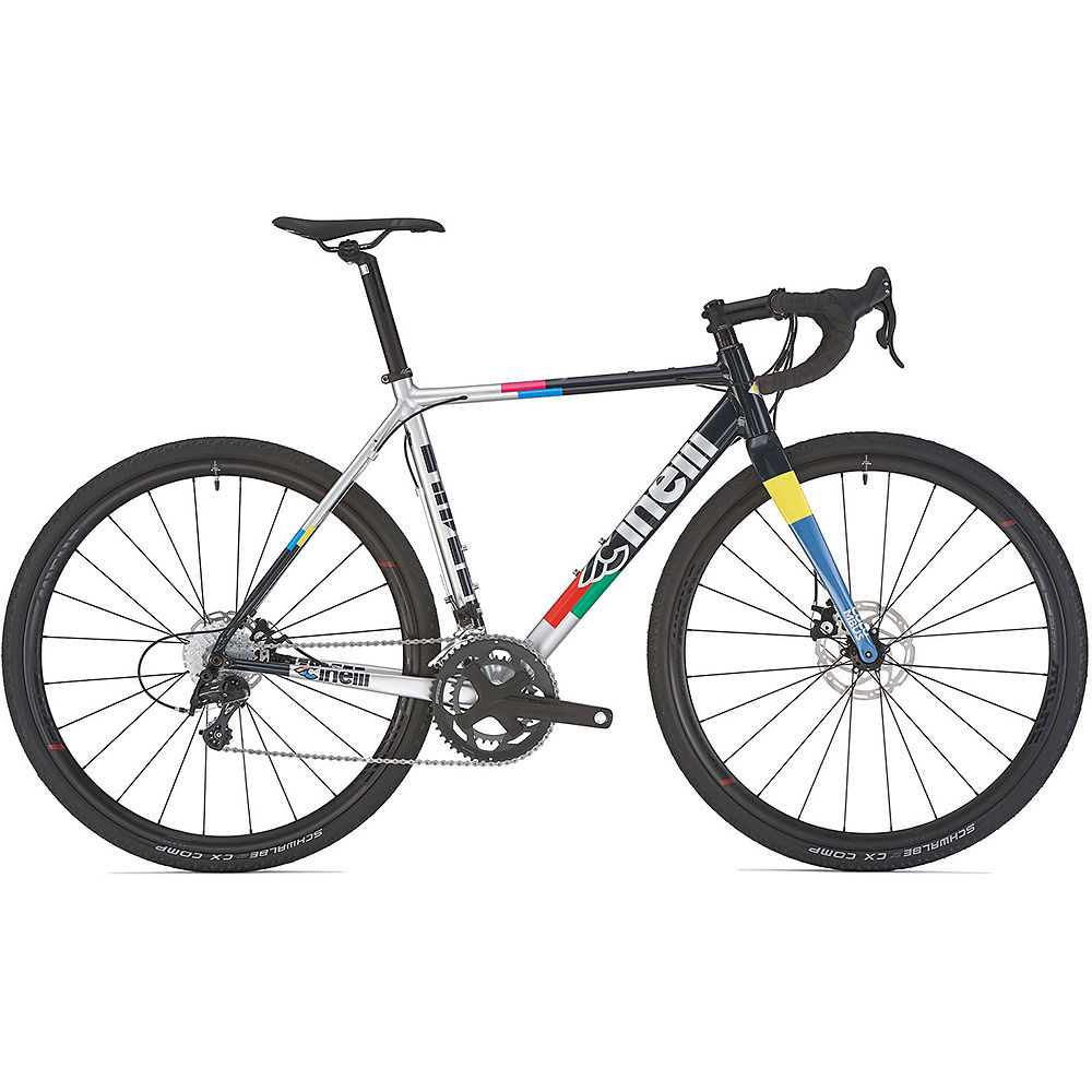 Vélo de gravel Cinelli Zydeco Centaur (freins mécaniques) 2022 - Arc en ciel, Arc en ciel