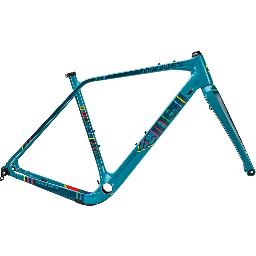 Cinelli King Zydeco Gravel Frameset 2022 - Jambalaya Turquoise, Jambalaya Turquoise