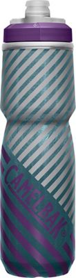 Camelbak Podium Chill Outdoor 710ml Bottle SS22 - Teal - Purple Stripe - One Size}, Teal - Purple Stripe