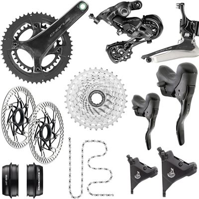 Campagnolo Chorus 12 Speed Disc Groupset - Black - 11-34t, Black