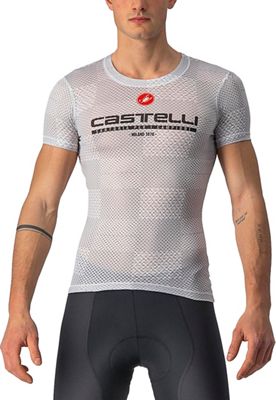 Castelli Pro Mesh BL Short Sleeve Base Layer - Silver Gray - XS}, Silver Gray
