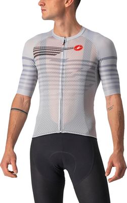 Castelli Climber's 3.0 SL Cycling Jersey SS22 - SILVER GRAY-DARK GRAY - XXXL}, SILVER GRAY-DARK GRAY