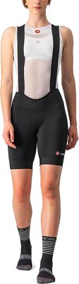 Castelli Women's Endurance Bib Shorts SS22 - Black - L}, Black