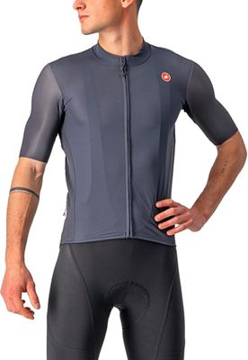 Castelli Endurance Elite Cycling Jersey SS22 - Dark Gray - S}, Dark Gray