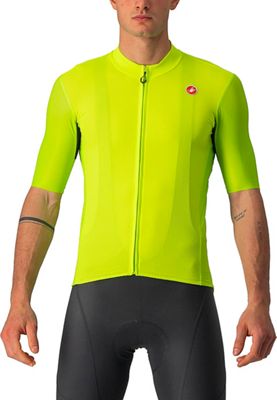 Castelli Endurance Elite Cycling Jersey SS22 - Electric Lime - M}, Electric Lime