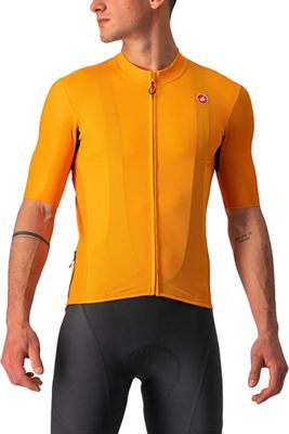 Castelli Endurance Elite Cycling Jersey SS22 - Pop Orange - XS, Pop Orange