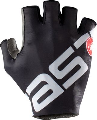 Castelli Competizione 2 Cycling Gloves - Light Black-Silver - L}, Light Black-Silver