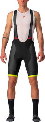 Castelli Competizione Kit Cycling Bib Shorts - Black-Electric Lime - L}, Black-Electric Lime