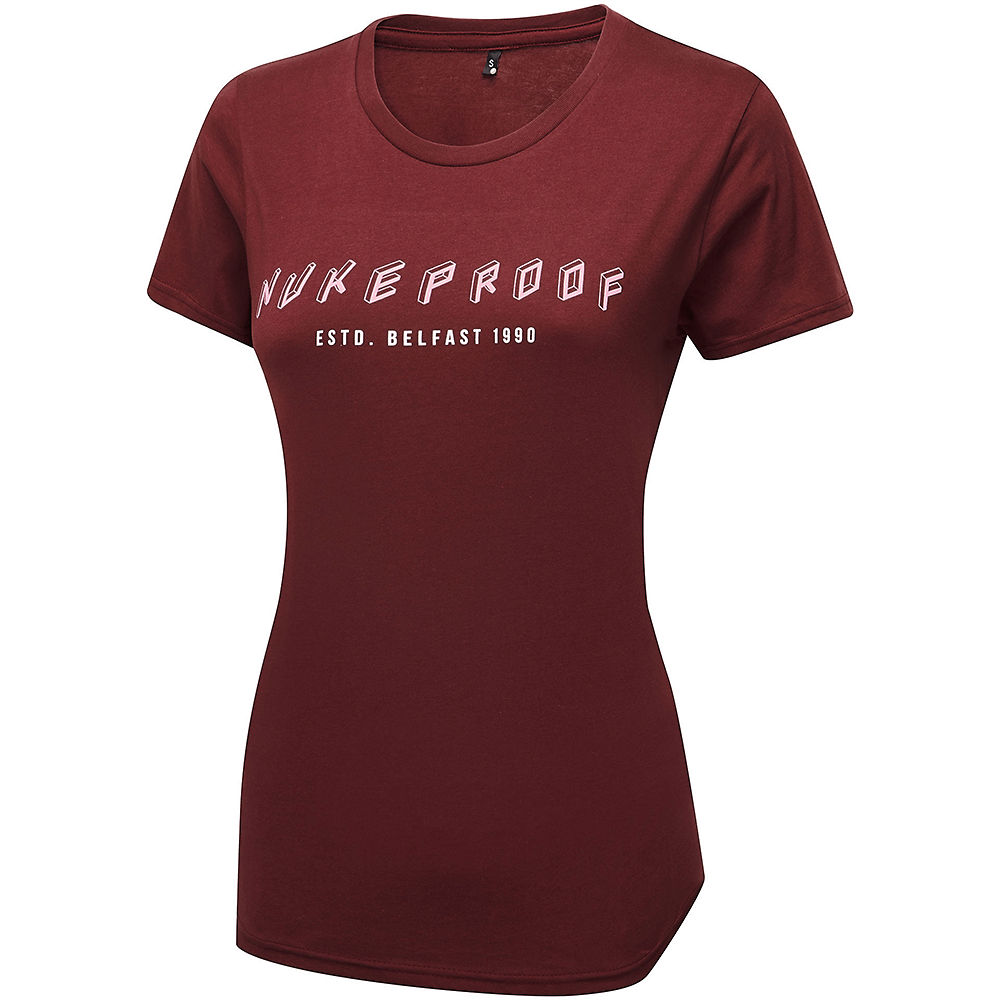 Nukeproof Womens NP1990 T-Shirt - Rhubarb - L}, Rhubarb