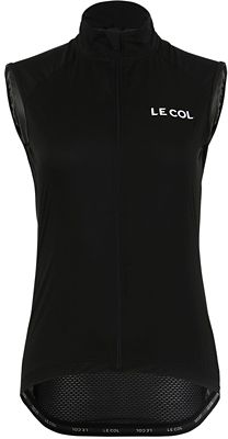 LE COL Womens Sport Gilet II SS22 - Black - L}, Black