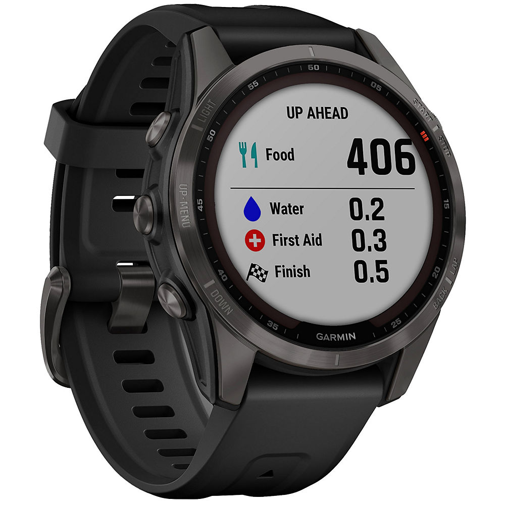 Reloj GPS Garmin fenix 7S SapphireSolarTitanium SS22 - Carbon Grey - Black, Carbon Grey - Black