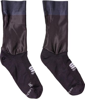 Sportful Women's Light Cycling Socks SS22 - Black Galaxy Blue - S/M}, Black Galaxy Blue