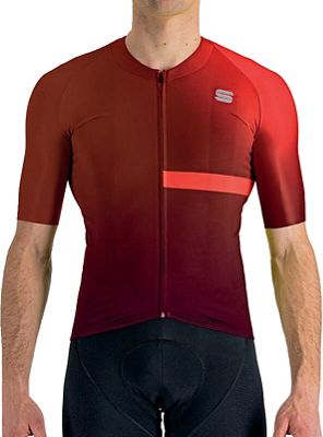 Sportful Bomber Cycling Jersey SS22 - Chili Red Cayenna Red - XXL}, Chili Red Cayenna Red