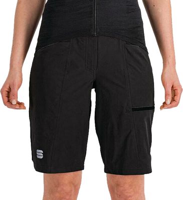 Sportful Women's Giara Cycling Overshorts SS22 - Black - L}, Black