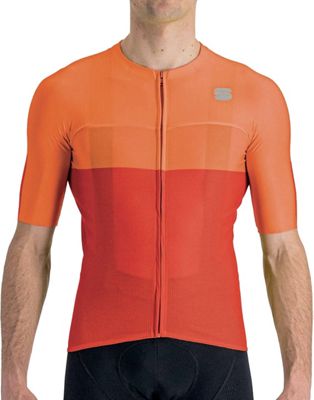 Sportful Light Pro Cycling Jersey SS22 - Chili Red Carrot - XXL}, Chili Red Carrot