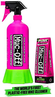 Muc-Off Punk Powder and Bottle for Life Bundle - Pink - 4 Pack Powder}, Pink