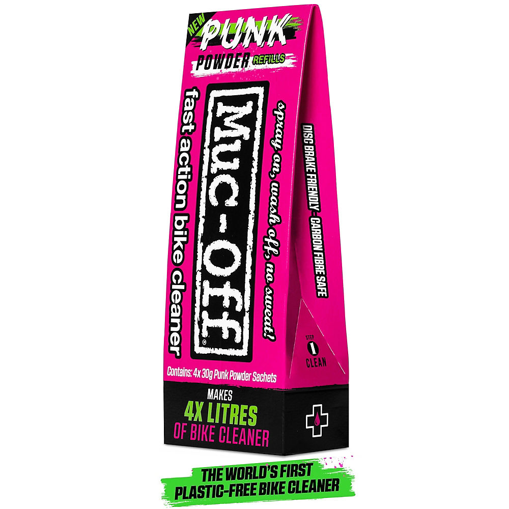 Muc-Off Punk Powder Bike Cleaner - 4 Pack - Rosa, Rosa