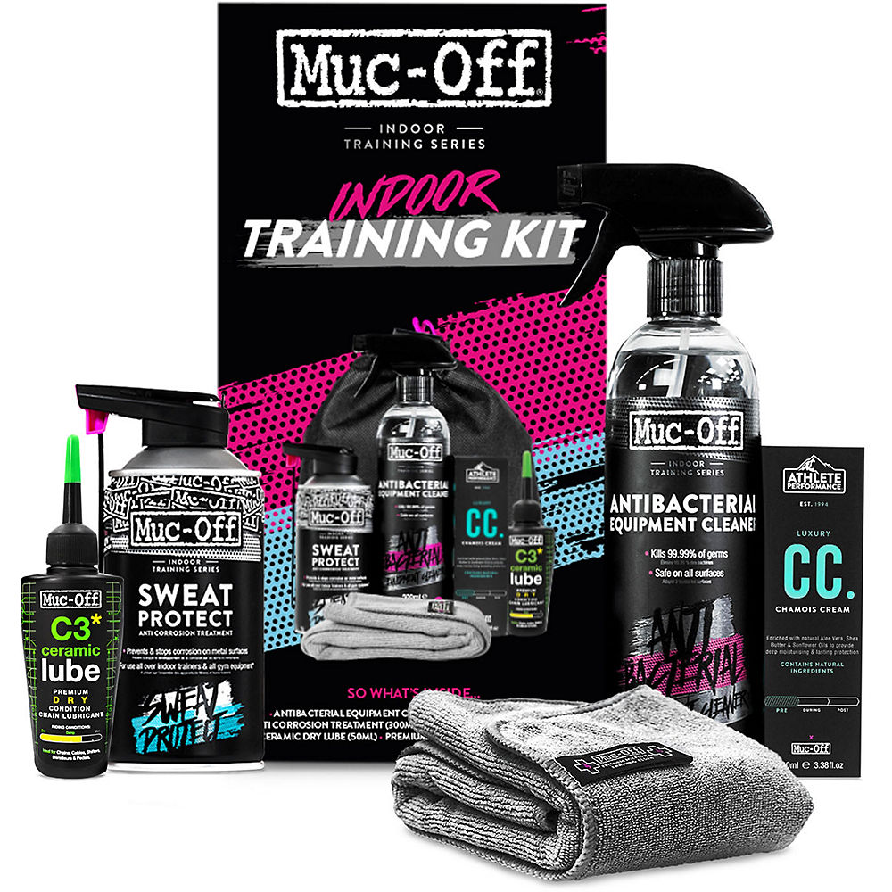 Muc-Off Indoor Training Kit - Negro} - 6-in-1 Kit}, Negro}