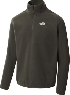 The North Face 100 Glacier 1-4 Zip SS19 - New Taupe Green - L}, New Taupe Green