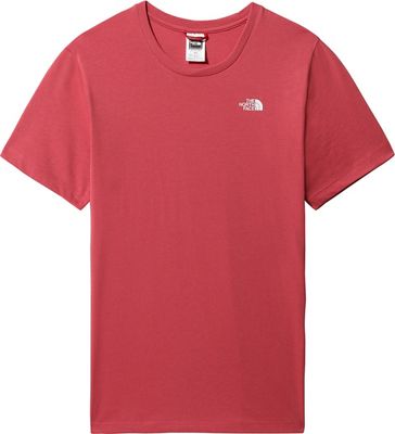 The North Face Women's Short Sleeve Simple Dome Tee SS22 - Slate Rose - S}, Slate Rose