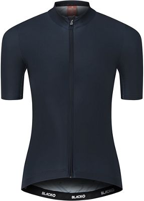 Black Sheep Cycling Women's Essentials TEAM Cycling Jersey SS22 - Navy - XL}, Navy