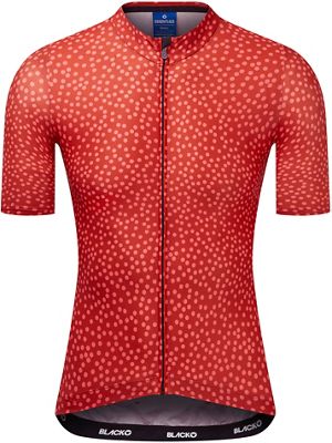 Black Sheep Cycling Essentials TEAM DOT Cycling Jersey SS22 - Red - XS}, Red