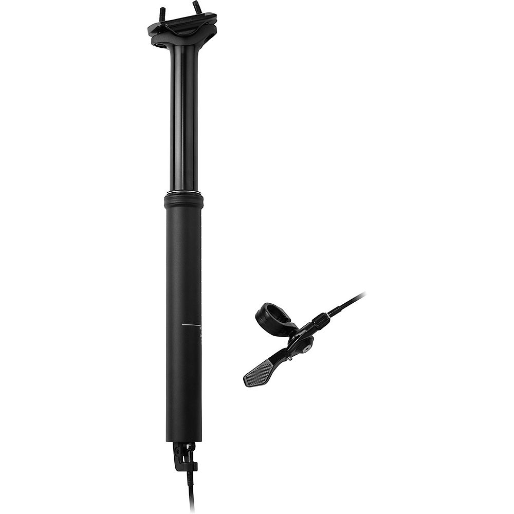 Tige de selle télescopique Limotec Alpha 1 (câblage interne) - Noir - 125mm Drop, Noir