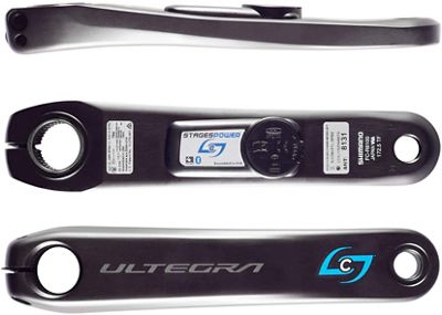 Stages Cycling Power Meter L Ultegra R8100 - Black, Black