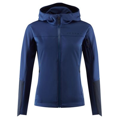 Föhn Women's Polartec Power Shield Softshell - Blue - UK 12}, Blue