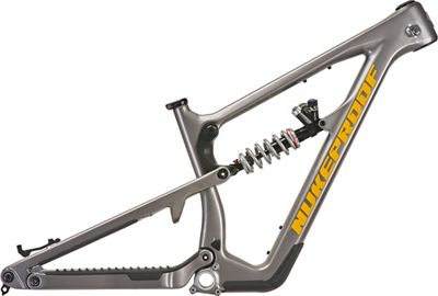 Nukeproof Mega 297 Carbon MTB Frame (Push Shock) - Silver - XL}, Silver