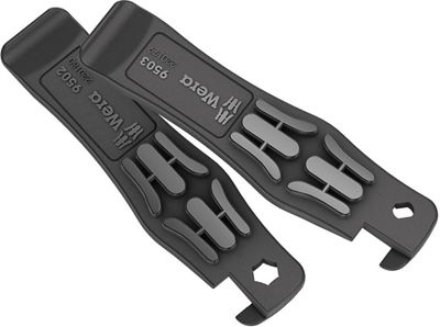 Wera Tools Bicycle Set 13 Tyre Levers - Black - 2 Piece}, Black