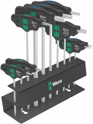 Wera Tools Bicycle Set 6 T-Handle Toolset - Silver - 10 Piece}, Silver