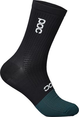 POC Flair Sock Mid 2022 - Uranium Black-Dioptase Blue - S}, Uranium Black-Dioptase Blue