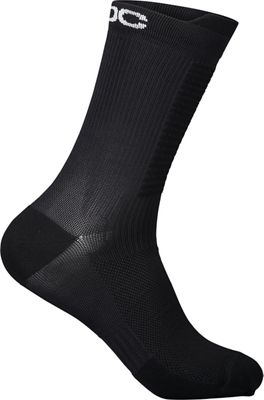 POC Lithe MTB Sock Mid 2022 - Uranium Black - M}, Uranium Black