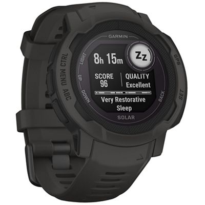 Garmin Instinct 2 Solar GPS Watch SS22 - Graphite, Graphite