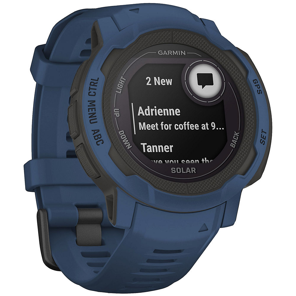 Image of Garmin Instinct 2 Solar GPS Watch SS22 - Tidal Blue, Tidal Blue